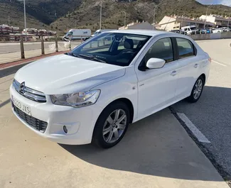 واجهة أمامية لسيارة إيجار Citroen C-Elysee في في بينالمادينا, اسبانيا ✓ رقم السيارة 15277. ✓ ناقل حركة أوتوماتيكي ✓ تقييمات 0.