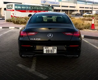 Petrol 2.0L engine of Mercedes-Benz CLA-Class 2025 for rental in Dubai.