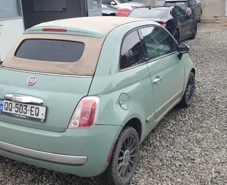 Automašīnas noma Fiat 500 Cabrio #15273 ar Automātiskais pārnesumu kārbu Tbilisi, aprīkots ar 1,4L dzinēju ➤ No Artur Gruzijā.