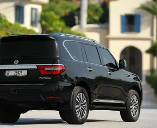 Nissan Patrol 2024 location de voiture dans les EAU, avec ✓ Essence carburant et 400 chevaux ➤ À partir de 400 AED par jour.