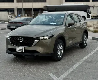 Ενοικίαση αυτοκινήτου Mazda CX-5 2024 στα Ηνωμένα Αραβικά Εμιράτα, περιλαμβάνει ✓ καύσιμο Βενζίνη και 194 ίππους ➤ Από 190 AED ανά ημέρα.