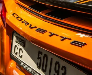 Uthyrning av Chevrolet Corvette. Premium, Lyx, Cabriolet bil för uthyrning i Förenade Arabemiraten ✓ Deposition 2000 AED ✓ Försäkringsalternativ: [].
