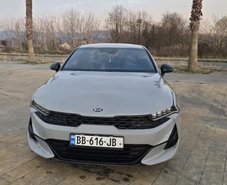 Ενοικίαση αυτοκινήτου Kia K5 2021 στη Γεωργία, περιλαμβάνει ✓ καύσιμο Βενζίνη και 180 ίππους ➤ Από 165 GEL ανά ημέρα.