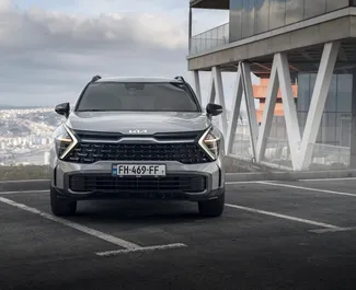 租赁 Kia Sportage 的正面视图，在第比利斯, 格鲁吉亚 ✓ 汽车编号 #13406。✓ Automatic 变速箱 ✓ 0 评论。
