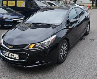 Priekinė automobilio, kurį nuomojate Chevrolet Cruze Batumyje, Gruzija vaizdas ✓ Automobilis #15515. ✓ Pavarų dėžė Automatinis TM ✓ Atsiliepimai 0.