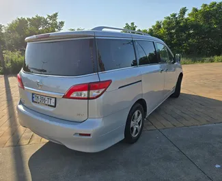 Nissan Quest 2017 autóbérlés Grúziában, jellemzők ✓ Benzin üzemanyag és 260 lóerő ➤ Napi 140 GEL-tól kezdődően.