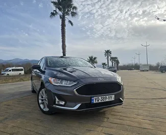 Biludlejning Ford Fusion Sedan #15517 Automatisk i Batumi, udstyret med 2,0L motor ➤ Fra Anastasia i Georgien.