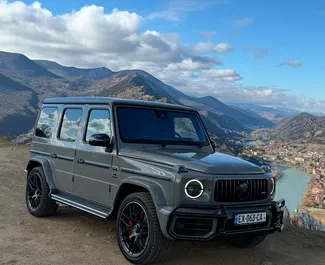 Priekinė automobilio, kurį nuomojate Mercedes-Benz G63 Tbilisyje, Gruzija vaizdas ✓ Automobilis #15414. ✓ Pavarų dėžė Automatinis TM ✓ Atsiliepimai 0.