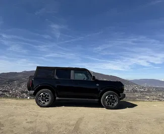 Ford Bronco 2022 automobilio nuoma Gruzijoje, savybės ✓ Benzinas degalai ir 300 arklio galios ➤ Nuo 245 GEL per dieną.