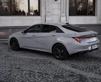 Prenájom auta Hyundai Elantra 2022 v v Kazachstane, s vlastnosťami ✓ palivo Benzín a výkon 128 koní ➤ Od 23000 KZT za deň.