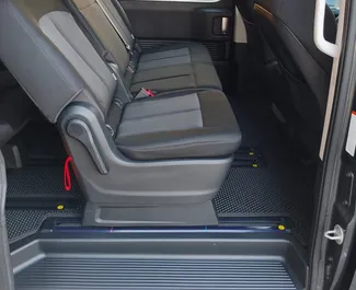 Petrol 2.5L engine of Hyundai Staria 2024 for rental in Tbilisi.