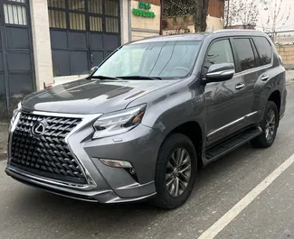 Biluthyrning av Lexus GX460 2020 i i Armenien, med funktioner som ✓ Bensin bränsle och 349 hästkrafter ➤ Från 145 USD per dag.