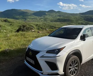Predný pohľad na prenajaté auto Lexus NX v v Jerevane, Arménsko ✓ Auto č. 13354. ✓ Prevodovka Automatické TM ✓ Hodnotenia 0.