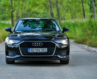 Priekinė automobilio, kurį nuomojate Audi A6 Becicici, Juodkalnija vaizdas ✓ Automobilis #12159. ✓ Pavarų dėžė Automatinis TM ✓ Atsiliepimai 0.