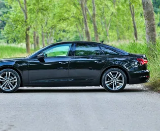 Audi A6 2021 automobilio nuoma Juodkalnijoje, savybės ✓ Dyzelinas degalai ir 155 arklio galios ➤ Nuo 100 EUR per dieną.
