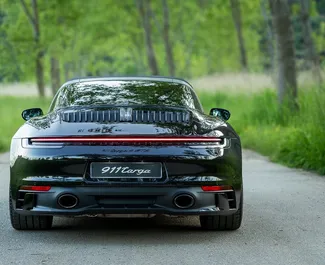 Porsche 911 Carrera Cabrio nuoma. Premium, Prabangus, Kabrioletas automobilis nuomai Juodkalnijoje ✓ Depozitas 5000 EUR ✓ Draudimo pasirinkimai: TPL.