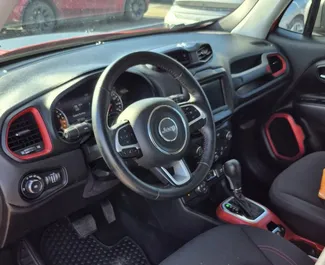 Petrol 2.4L engine of Jeep Renegade 2018 for rental in Kutaisi.