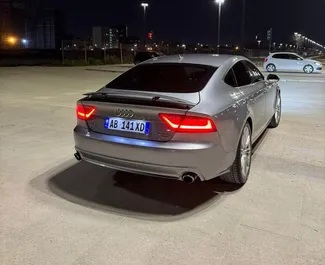 Audi A7 bérlése. Prémium, Luxus típusú autó bérlése Albániában ✓ Letét 100 EUR ✓ Biztosítási opciók: TPL.