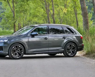 إيجار Audi Q7. سيارة بريميوم, سيارات الدفع الرباعي, كروس أوفر للإيجار في في الجبل الأسود ✓ إيداع 1000 EUR ✓ خيارات التأمين TPL, في الخارج.
