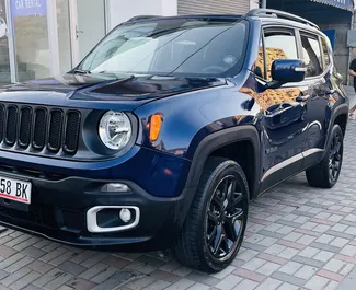 Front view of a rental Jeep Renegade in Kutaisi, Georgia ✓ Car #15625. ✓ Automatic TM ✓ 0 reviews.