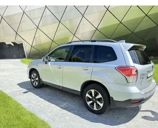 Subaru Forester rental. Comfort, SUV, Crossover Car for Renting in Georgia ✓ Without Deposit ✓ TPL, FDW, Passengers, Theft insurance options.