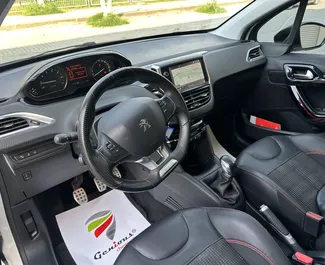 Peugeot 208 2017 available for rent in Thessaloniki, with unlimited mileage limit.