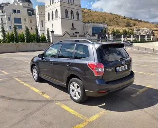 Subaru Forester rental. Comfort, SUV, Crossover Car for Renting in Georgia ✓ Without Deposit ✓ TPL, FDW, Passengers, Theft insurance options.