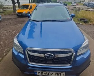 Subaru Forester 2017 dostupné na prenájom v na letisku Kutaisi, s limitom kilometrov neobmedzené.