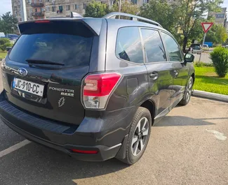 Subaru Forester rent. Mugavus, Maastur, Crossover auto rentimiseks Gruusias ✓ Tagatisraha 300 GEL ✓ Kindlustuse valikud: TPL, CDW, FDW, Reisijad, Vargus, Tagatisraha ei ole.