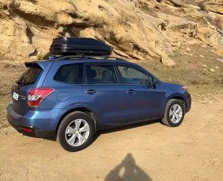 Subaru Forester Limited 2016 car hire in Georgia, featuring ✓ Petrol fuel and 170 horsepower ➤ Starting from 88 GEL per day.