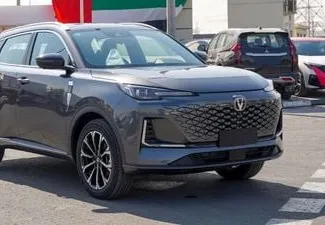 واجهة أمامية لسيارة إيجار Changan CS55 Plus في في ألماتي, كازاخستان ✓ رقم السيارة 15824. ✓ ناقل حركة أوتوماتيكي ✓ تقييمات 0.
