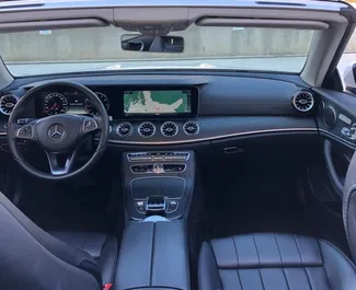 Mercedes-Benz E-Class Cabrio nuoma. Premium, Kabrioletas automobilis nuomai Juodkalnijoje ✓ Depozitas 500 EUR ✓ Draudimo pasirinkimai: TPL.