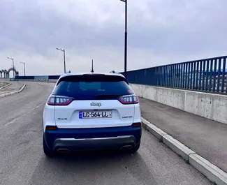 Jeep Cherokee 2018 available for rent in Tbilisi, with unlimited mileage limit.