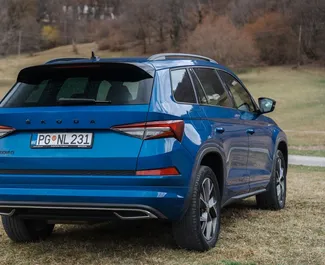 Skoda Kodiaq bérlése. Kényelmes, SUV, Crossover típusú autó bérlése Montenegróban ✓ Letét 200 EUR ✓ Biztosítási opciók: TPL, CDW, SCDW, FDW, Lopás, Külföldön, Fiatal, Nincs befizetés.