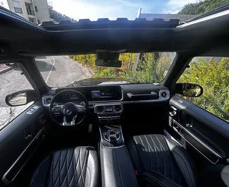 Mercedes-Benz G63 AMG 2023 car hire in Montenegro, featuring ✓ Diesel fuel and 333 horsepower ➤ Starting from 540 EUR per day.