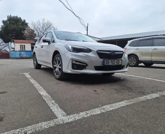 Subaru Impreza bérlése. Kényelmes típusú autó bérlése Grúziában ✓ Letét nélkül ✓ Biztosítási opciók: TPL, SCDW.