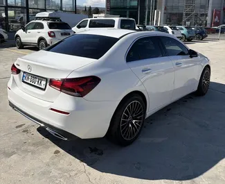 Mercedes-Benz A220 2021 car hire in Georgia, featuring ✓ Petrol fuel and 188 horsepower ➤ Starting from 150 GEL per day.