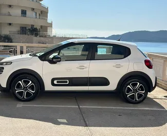 Citroen C3 2022 car hire in Montenegro, featuring ✓ Diesel fuel and 101 horsepower ➤ Starting from 16 EUR per day.