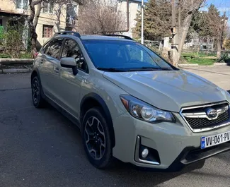 Subaru Crosstrek 2016 car hire in Georgia, featuring ✓ Petrol fuel and 147 horsepower ➤ Starting from 100 GEL per day.