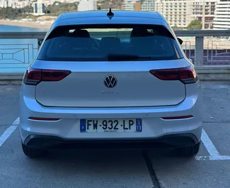 Volkswagen Golf 8 2022 available for rent in Rafailovici, with unlimited mileage limit.