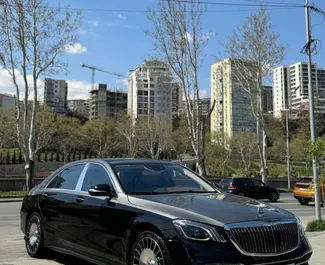Mercedes-Benz S-Class 2013 car hire in Georgia, featuring ✓ Petrol fuel and 435 horsepower ➤ Starting from 500 GEL per day.