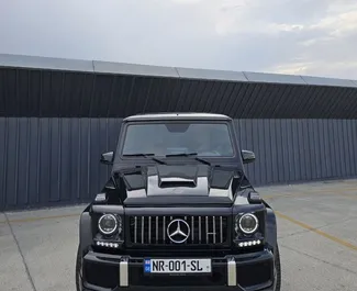 Mercedes-Benz G500 rental. Premium, SUV Car for Renting in Georgia ✓ Deposit of 500 GEL ✓ TPL, SCDW, Passengers, Theft, No Deposit insurance options.
