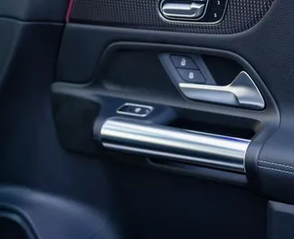 Interior of Mercedes-Benz GLA-Class for hire in Georgia. A Great 5-seater car with a Automatic transmission.