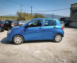Suzuki Celerio 2019 autóbérlés Görögországban, jellemzők ✓ Benzin üzemanyag és 65 lóerő ➤ Napi 30 EUR-tól kezdődően.
