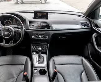 Audi Q3 2016 car hire in Georgia, featuring ✓ Petrol fuel and 200 horsepower ➤ Starting from 145 GEL per day.