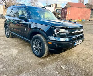 Front view of a rental Ford Bronco in Tbilisi, Georgia ✓ Car #15786. ✓ Automatic TM ✓ 0 reviews.
