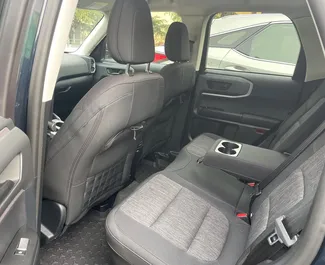Interior of Ford Bronco for hire in Georgia. A Great 5-seater car with a Automatic transmission.