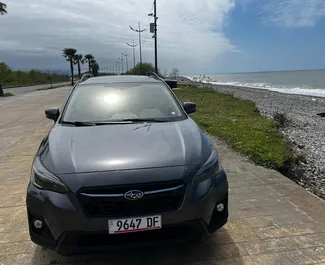 Front view of a rental Subaru Crosstrek in Batumi, Georgia ✓ Car #16159. ✓ Automatic TM ✓ 0 reviews.