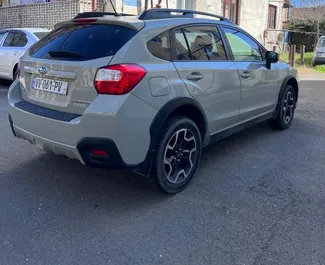 Interior of Subaru Crosstrek for hire in Georgia. A Great 5-seater car with a Automatic transmission.