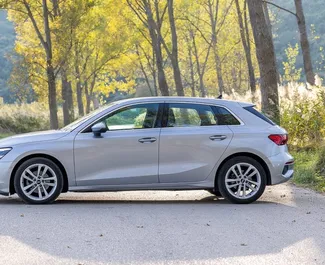 Audi A3 – автомобиль категории Комфорт, Премиум напрокат в Черногории ✓ Депозит 300 EUR ✓ Страхование: ОСАГО.